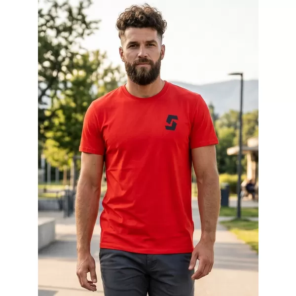  Muška majica kratkih rukava SAM 73 DOUGALL MT 801 CRVENA 