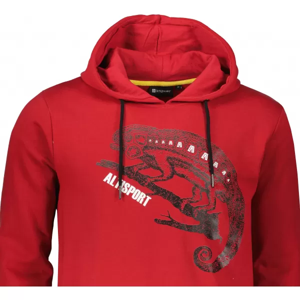  Muški sweatshirt ALTISPORT ALM017AL304 CRVENA 