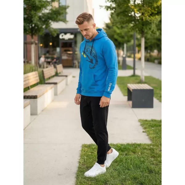  Muški sweatshirt ALTISPORT ALM017AL304 PLAVA 