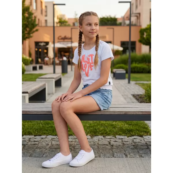  Djevojačka majica s kratkim rukavima SAM 73 JAYLENE GT 565 BIJELA 