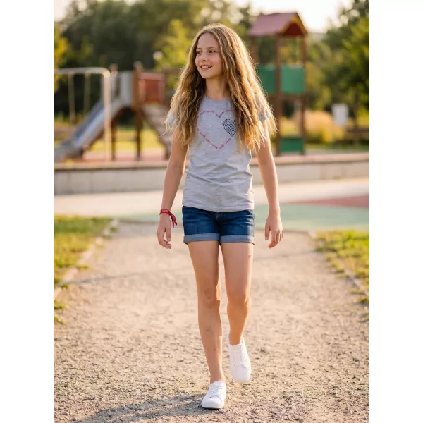  Djevojačka majica s kratkim rukavima SAM 73 ALAINA GT 564 SVIJETLOSIVA 