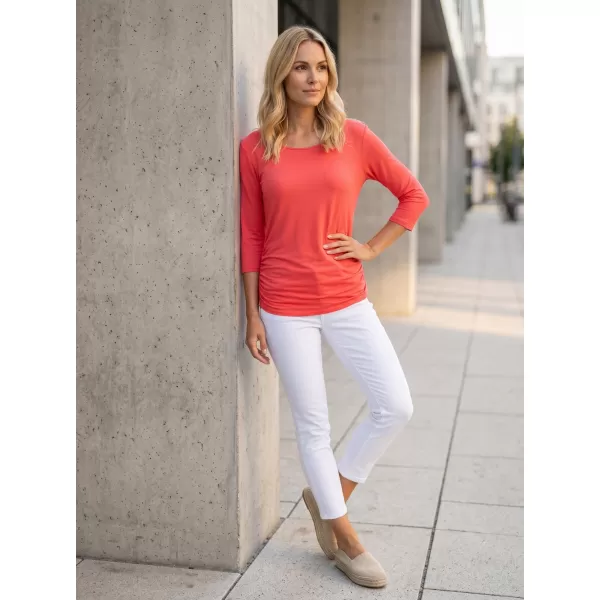  Ženska majica s 3/4 rukavima SAM 73 SHERRY WT 864 JARKO RUŽIČASTA 
