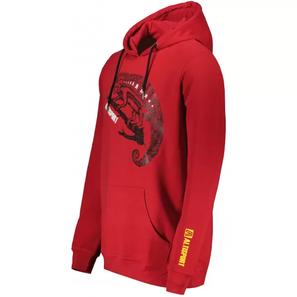  Muški sweatshirt ALTISPORT ALM017AL304 CRVENA 