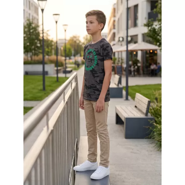  Dječačka majica s kratkim rukavima SAM 73 KELVIN BT 560 CRNA 