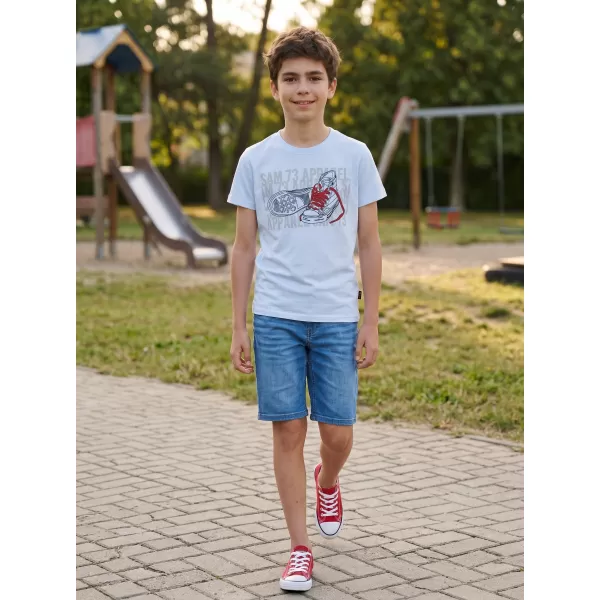  Dječačka majica s kratkim rukavima SAM 73 PETER BT 562 BIJELA 