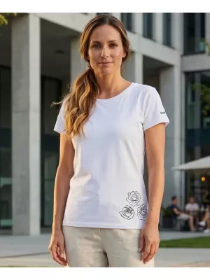 Ženska majica kratkih rukava SAM 73 BETHANY WT 846 BIJELA