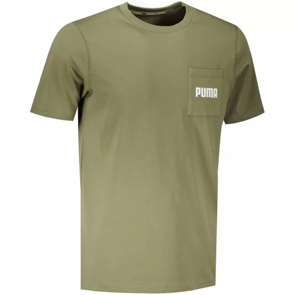  Muška majica kratkih rukava PUMA MODERN BASIC POCKET TEE TAMNOZELENA MAHOVINA 