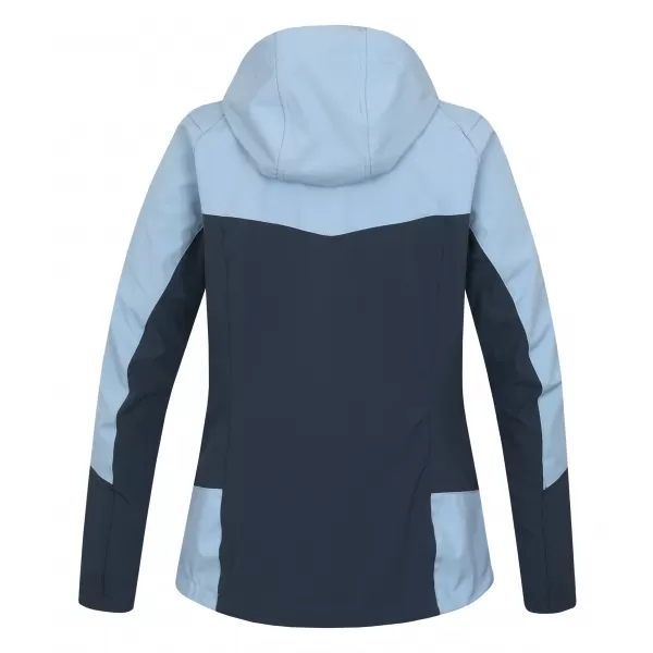  Ženska softshell jakna HANNAH PULLA MODRA MAGLA/TAMNI ŠKRILJEVAC 