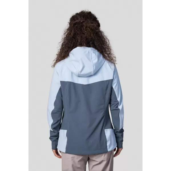  Ženska softshell jakna HANNAH PULLA MODRA MAGLA/TAMNI ŠKRILJEVAC 