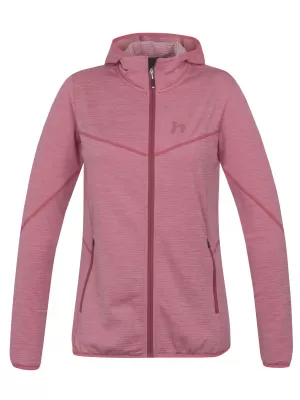 Ženski sweatshirt HANNAH DAGNYS HOODY KVARC ROZA MEL