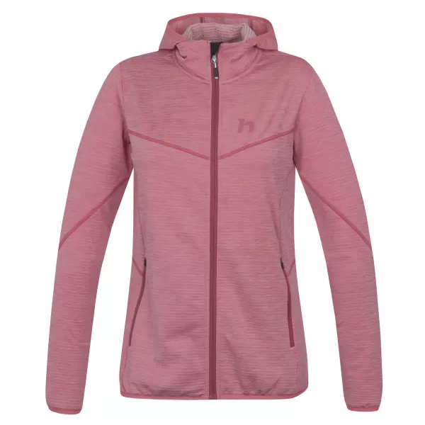  Ženski sweatshirt HANNAH DAGNYS HOODY KVARC ROZA MEL 