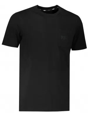 Muška majica kratkih rukava PUMA MODERN BASIC POCKET TEE PUMA CRNA