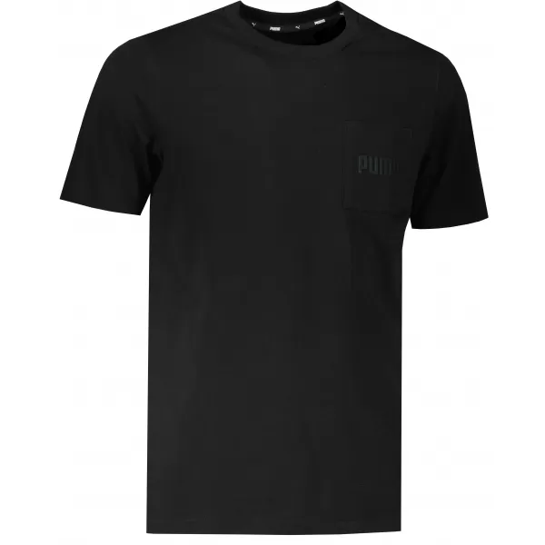  Muška majica kratkih rukava PUMA MODERN BASIC POCKET TEE PUMA CRNA 