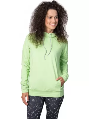 Ženski sweatshirt HANNAH VERNITA RAJSKI ZELENI MEL