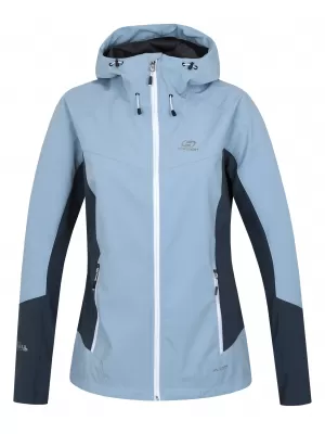 Ženska softshell jakna HANNAH PULLA MODRA MAGLA/TAMNI ŠKRILJEVAC