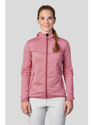 Ženski sweatshirt HANNAH DAGNYS HOODY KVARC ROZA MEL