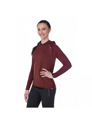Ženska sportska majica KILPI AILEEN-W RL0310KI TAMNOCRVENA