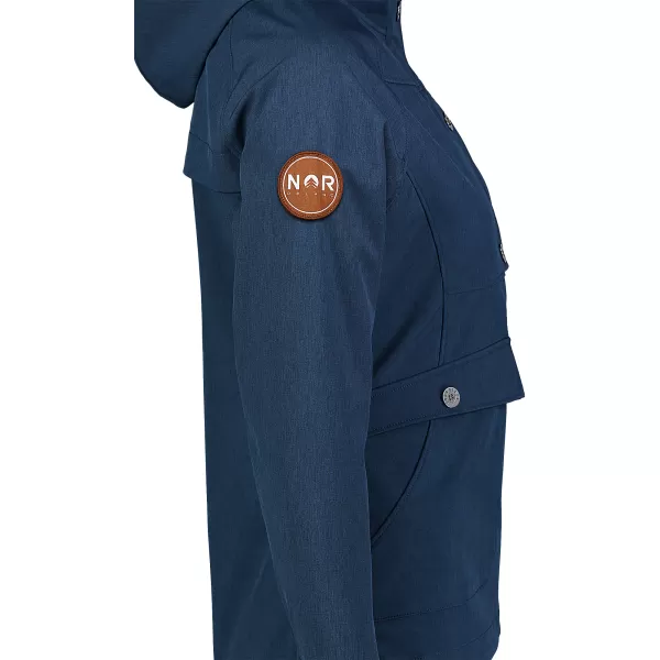  Ženska softshell jakna NORDBLANC LIGHT-HEARTED NBSSL7611 TAMNOPLAVA 