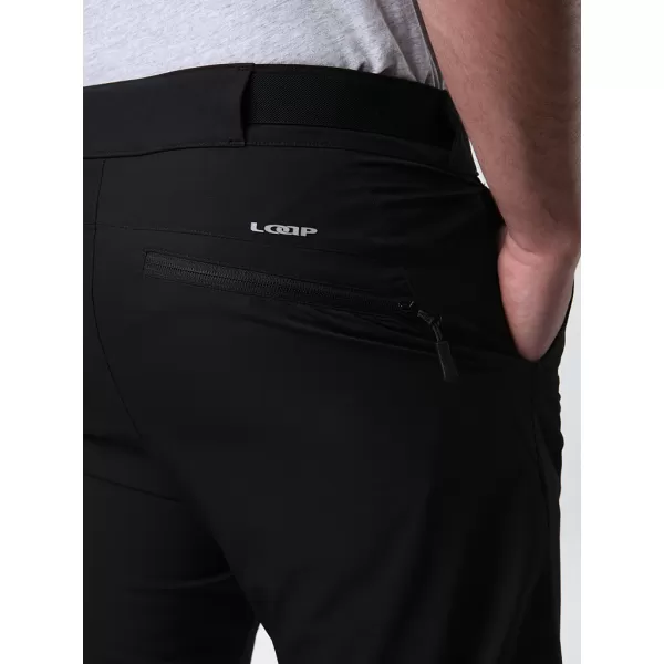  Muške softshell hlače LOAP URFINN CRNO/BIJELO 