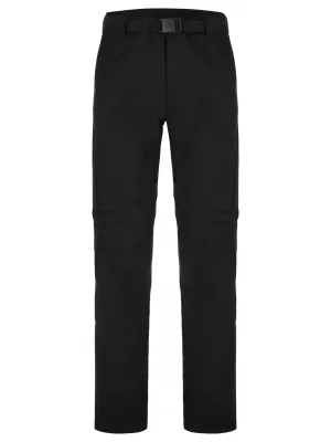Muške softshell hlače LOAP URFINN CRNO/BIJELO