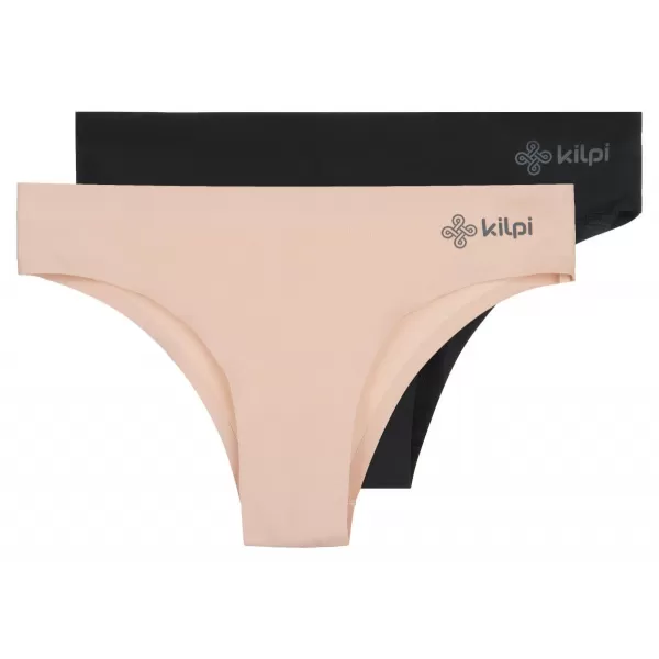  Ženske gaćice 2pak KILPI 2P NELIA-W RL0222KI SVIJETLO ROZA/CRNA 