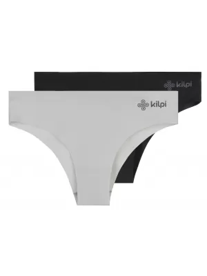 Ženske gaćice 2pak KILPI 2P NELIA-W RL0222KI SVIJETLO SIVA/CRNA