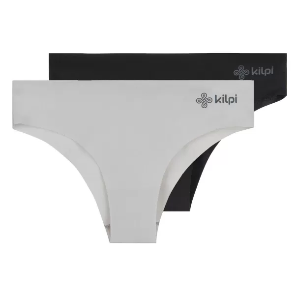  Ženske gaćice 2pak KILPI 2P NELIA-W RL0222KI SVIJETLO SIVA/CRNA 