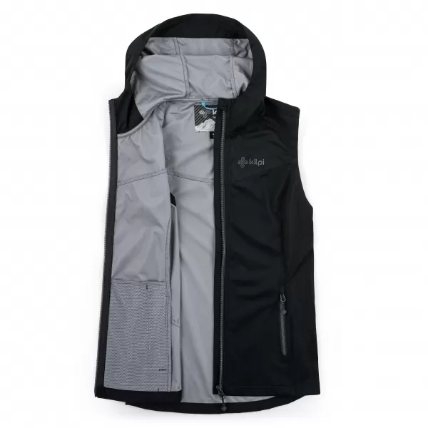  Ženski softshell prsluk KILPI MONILEA-W RL0107KI CRNA 