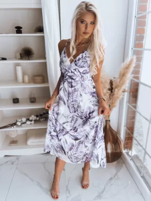 Haljina DSTREET CHANTELE EY1823z BIJELI -VIOLET