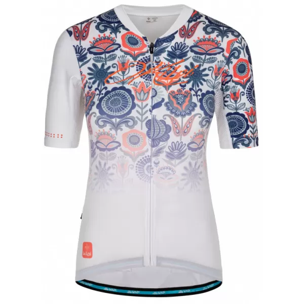  Ženski biciklistički dres KILPI ORETI-W RL0327KI BIJELA 