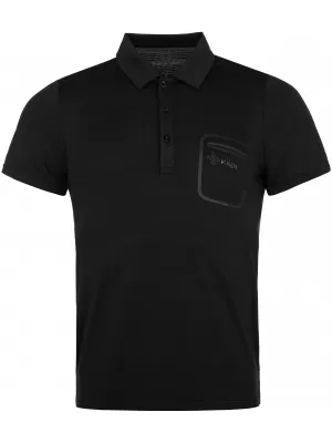 Muška majica s kragnom KILPI GIVRY-M RM0304KI CRNA