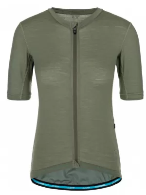 Ženski biciklistički dres KILPI MEARIL-W RL0324KI KAKI