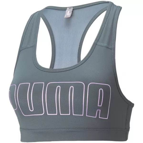  Ženski grudnjak PUMA MID IMPACT 4KEEPS GRAPHIC BRA PM 520306-42 SIVA 