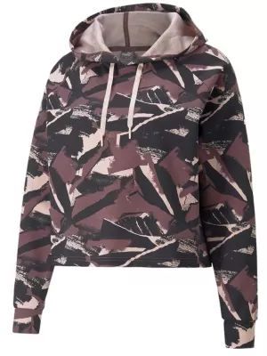 Ženski sweatshirt PUMA MODERN SPORTS AOP HOODIE 849824-75 LJUBIČASTA
