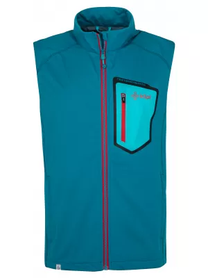 Muški softshell prsluk KILPI RIELLO-M RM0106KI TIRKIZ