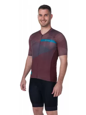 Muški biciklistički dres KILPI NERITO-M RM0310KI TAMNOCRVENA