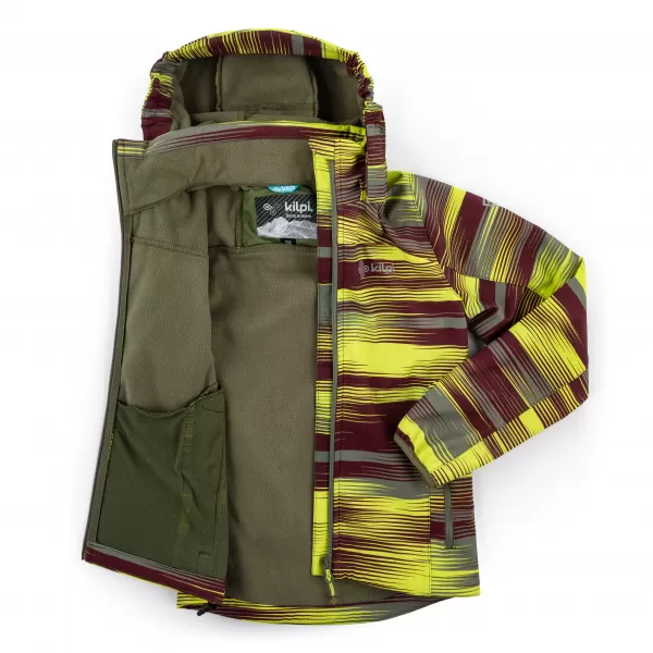  Dječja softshell jakna KILPI RAVIO-J RJ0500KI KAKI 