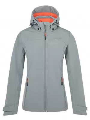 Ženska softshell jakna KILPI RAVIA-W RL0111KI TAMNOSIVA