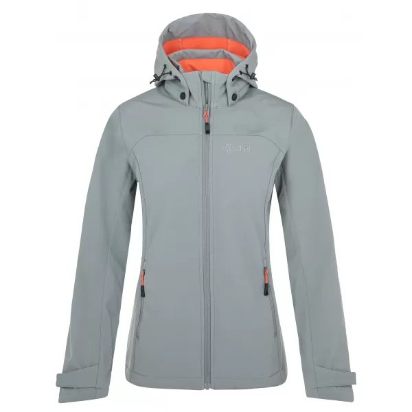  Ženska softshell jakna KILPI RAVIA-W RL0111KI TAMNOSIVA 