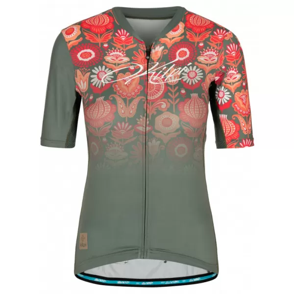 Ženski biciklistički dres KILPI ORETI-W RL0327KI KAKI 