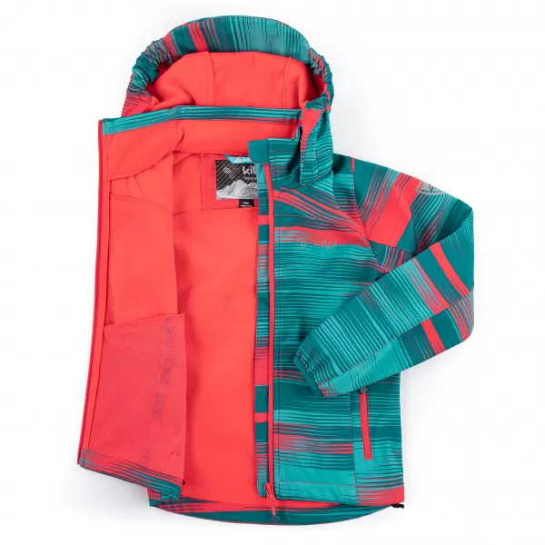  Softshell jakna za djevojčice KILPI RAVIA-J RJ0515KI TIRKIZ 