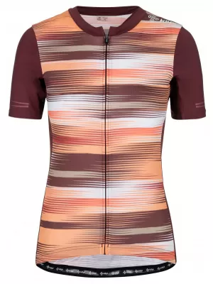 Ženski biciklistički dres KILPI MOATE-W RL0325KI TAMNOCRVENA