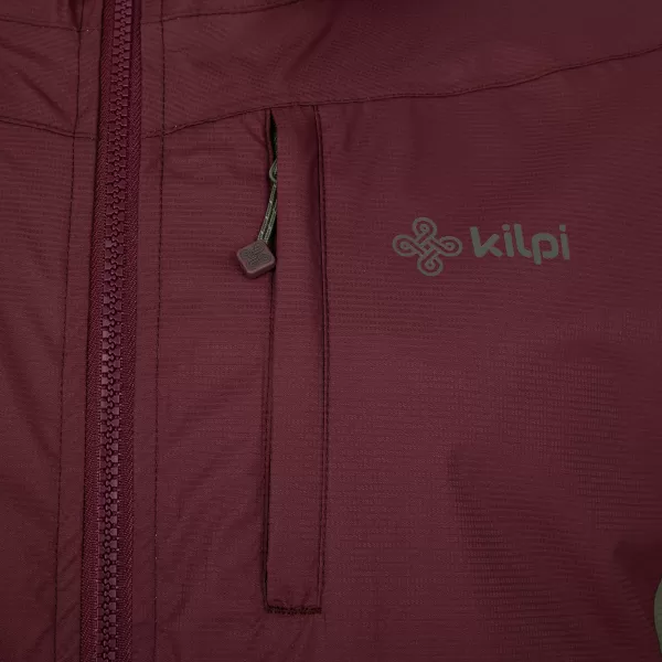  Muška jakna KILPI SONNA-M RM0102KI TAMNOCRVENA 
