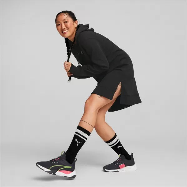  Ženski sweatshirt PUMA HER HOODED DRESS 670817-01 CRNA 