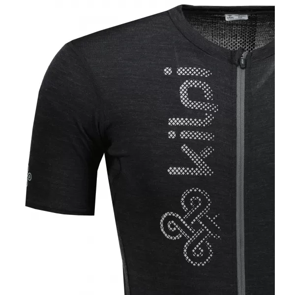  Muški biciklistički dres KILPI PETRANA-M RM0312KI TAMNOSIVA 