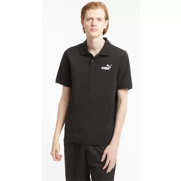  Muška majica s kragnom PUMA ESS PIQUE POLO 586674-01 CRNA 