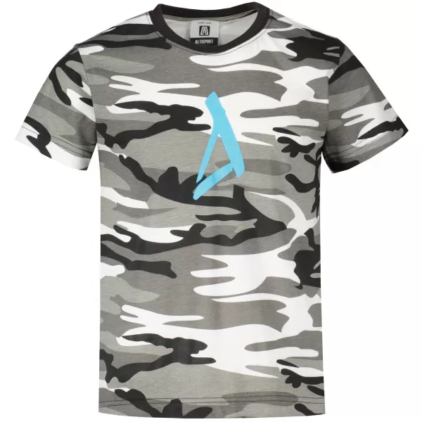  Dječja majica ALTISPORT ALK002C149 CAMO SIVA/PLAVA 