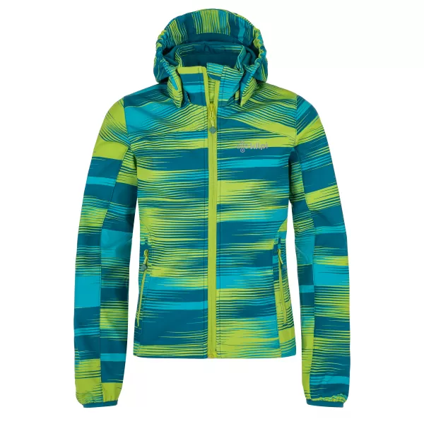  Dječja softshell jakna KILPI RAVIO-J RJ0500KI TIRKIZ 