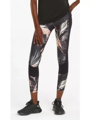 Ženske tajice PUMA TRAIN AOP EVERSCULPT HIGH WAIST 7/8 TIGHT 521606-51 CRNA