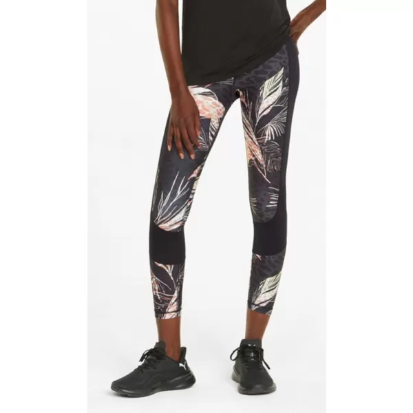  Ženske tajice PUMA TRAIN AOP EVERSCULPT HIGH WAIST 7/8 TIGHT 521606-51 CRNA 